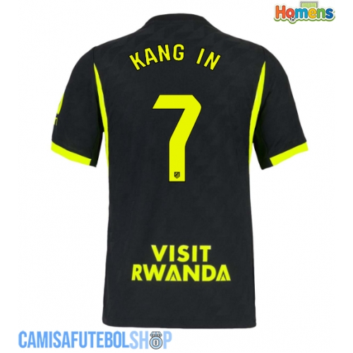 Camisa de time de futebol Atletico Madrid Lee Kang-in #7 Replicas 2º Equipamento 2026-27 Manga Curta